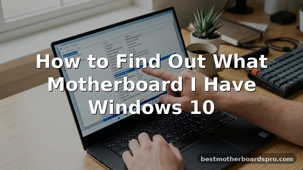 how to find out what motherboard i have windows 10
