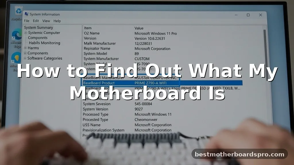 how to find out what my motherboard is