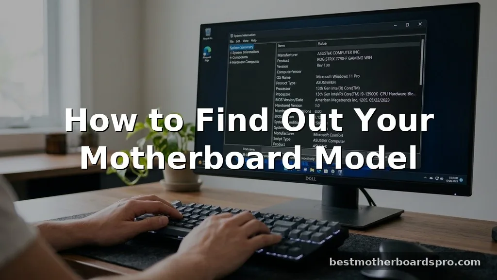 how to find out your motherboard