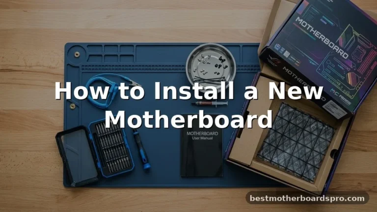 how to install new motherboard