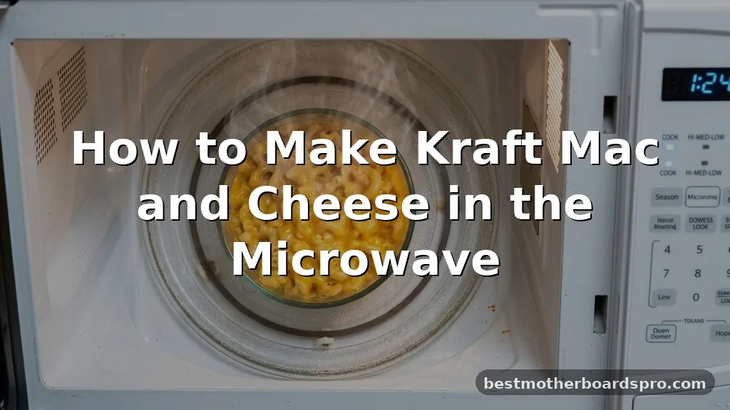 how to make kraft mac and cheese in the microwave