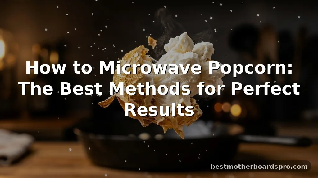 how to microwave popcorn