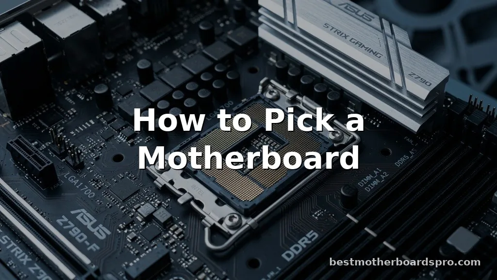 how to pick a motherboard