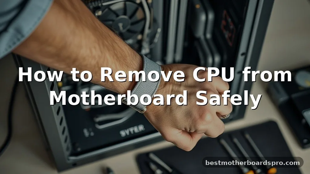 how to remove cpu from motherboard