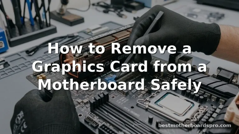 how to remove graphics card from motherboard