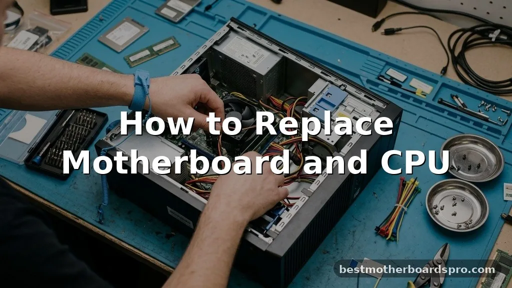 How to Replace Motherboard and CPU