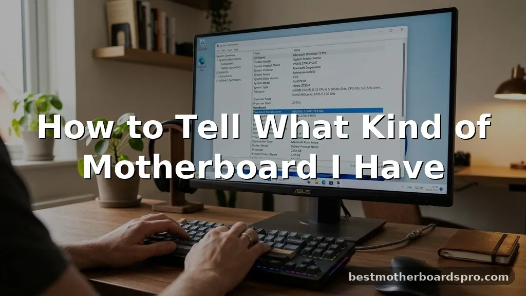 how to tell what kind of motherboard i have