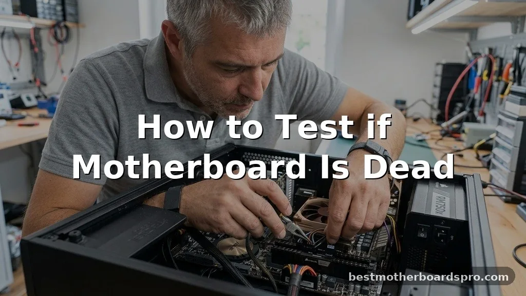 how to test if motherboard is dead