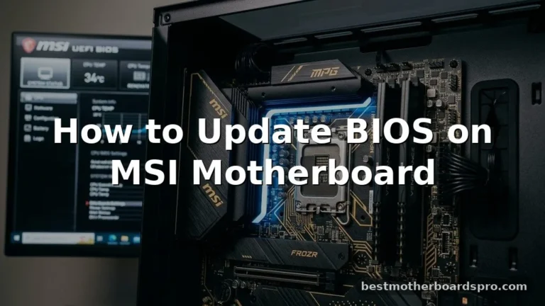 how to update bios on msi motherboard