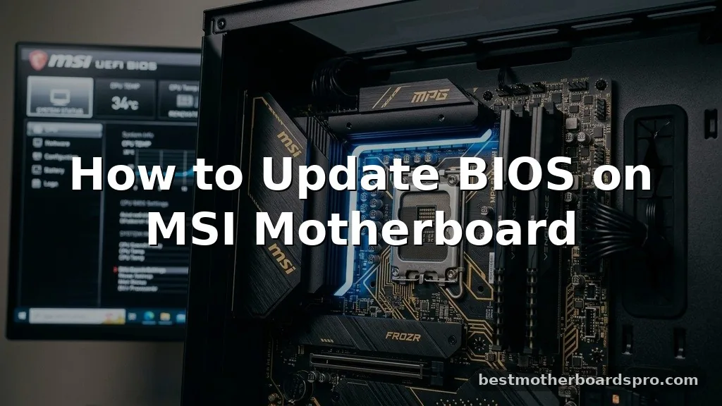 how to update bios on msi motherboard
