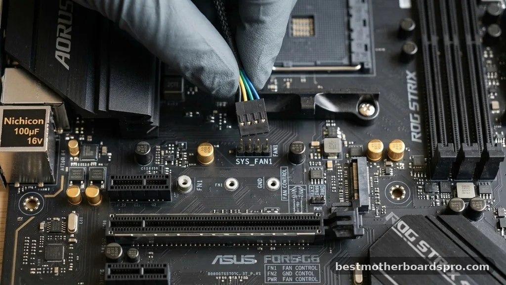 Identifying Different Fan Headers - where to plug in fans on motherboard