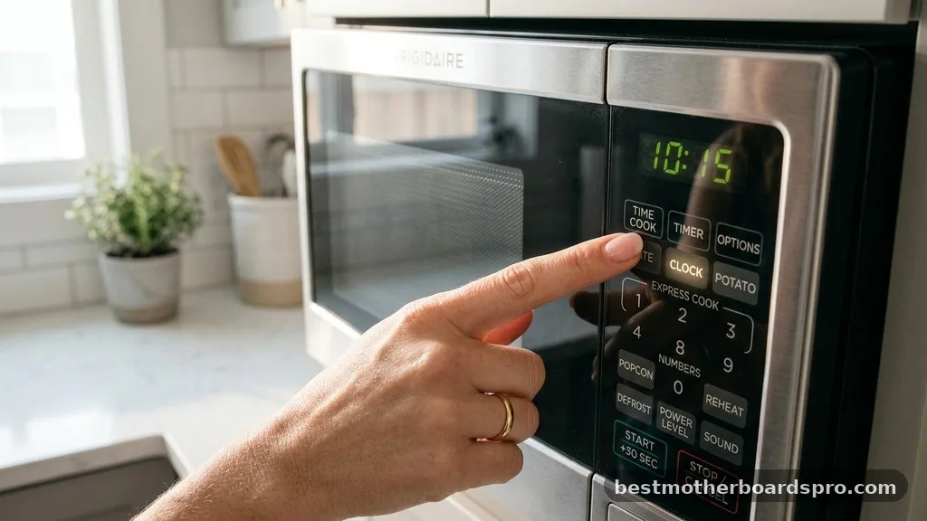 Identifying Your Control Panel Layout - how to set clock on frigidaire microwave