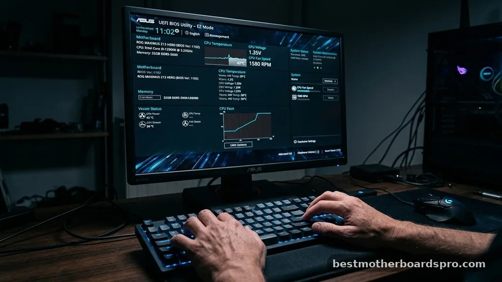 Inspecting Motherboard Details in BIOS or UEFI - how to see what motherboard i have windows 11