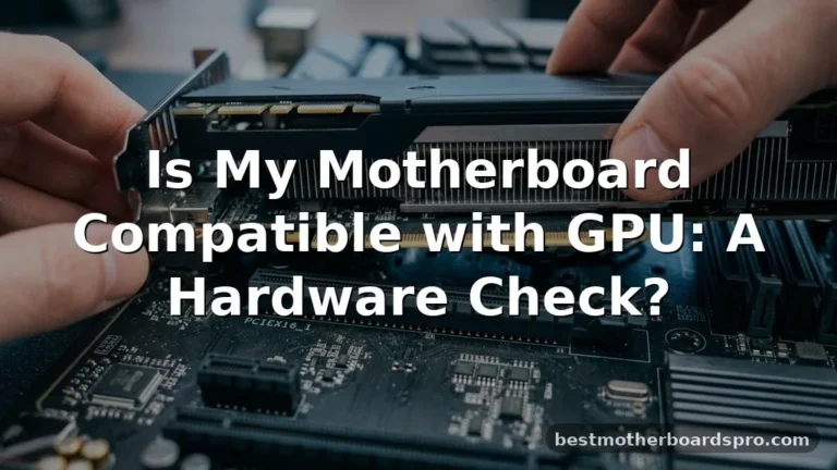 Is My Motherboard Compatible with GPU