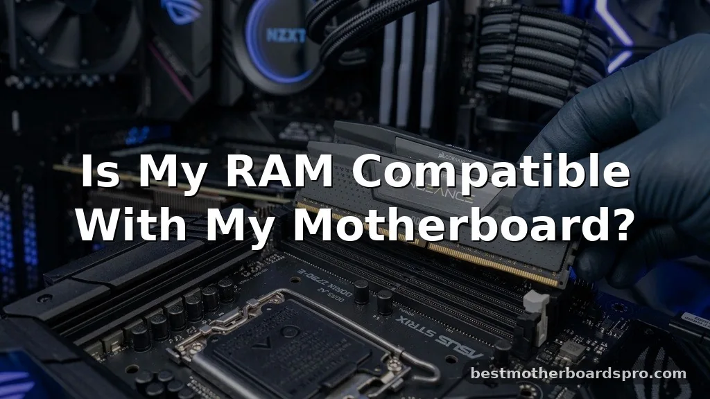 is my ram compatible with my motherboard