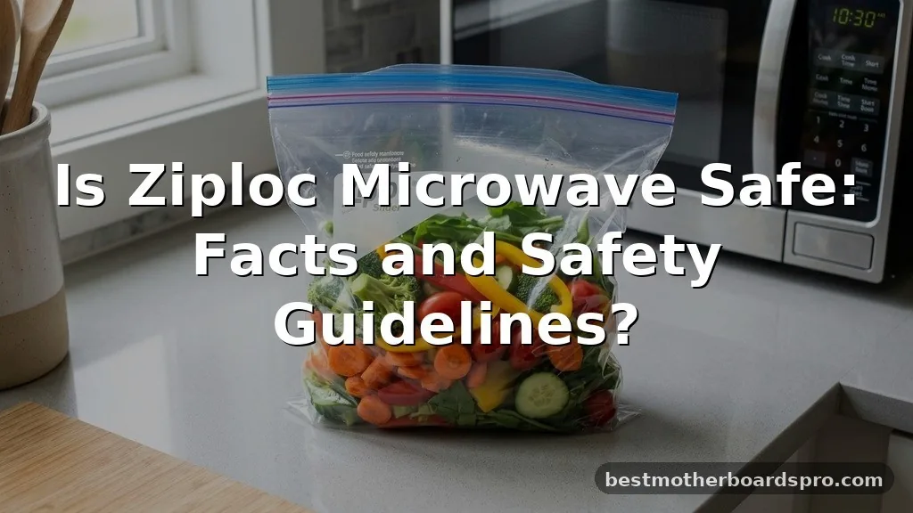 is ziploc microwave safe