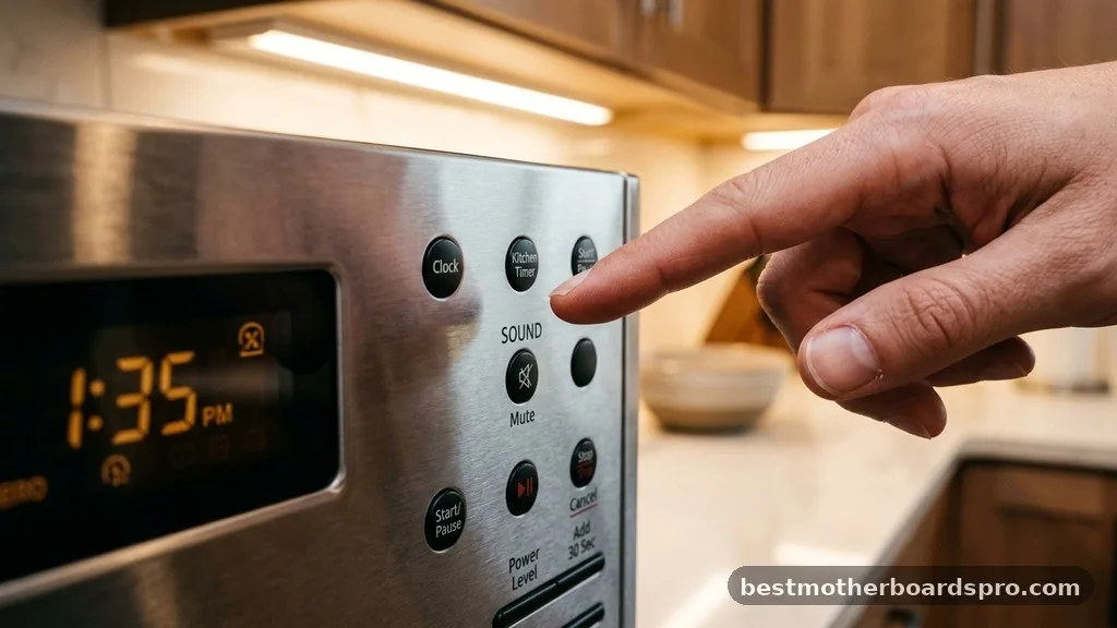 Locating the Mute Function on Common Models - how to turn microwave sound off