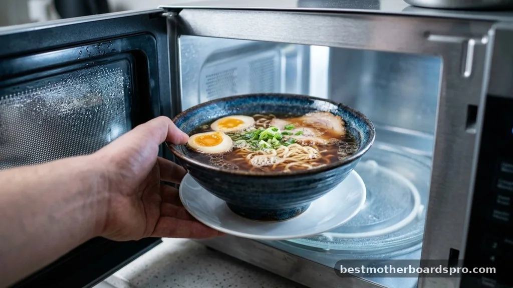 Managing Boiling Over - can you microwave ramen noodles