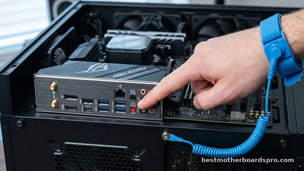 Method Three: The Dedicated CMOS Button - how to reset motherboard