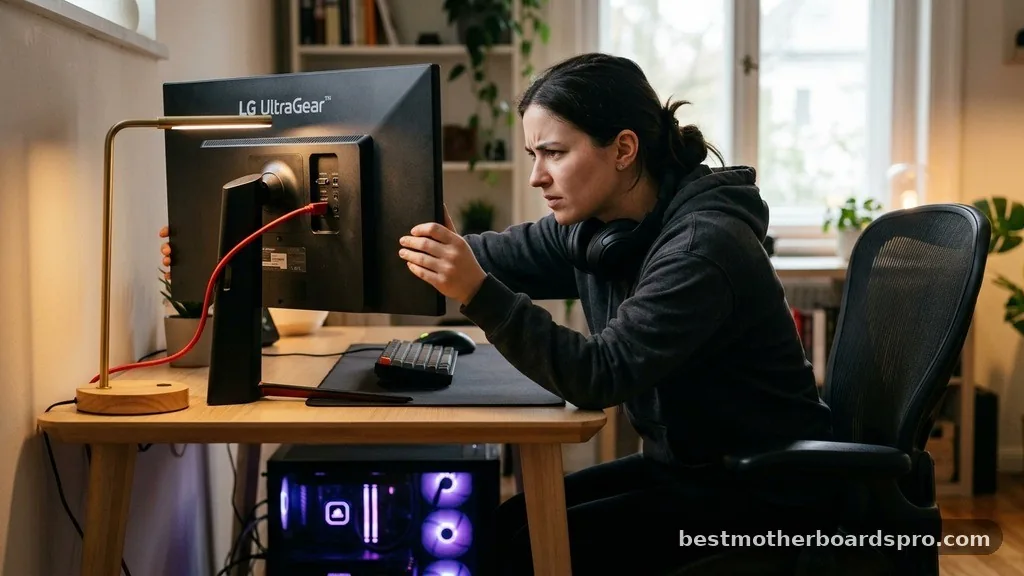 Monitor and Cable Verification - what does vga light mean on motherboard