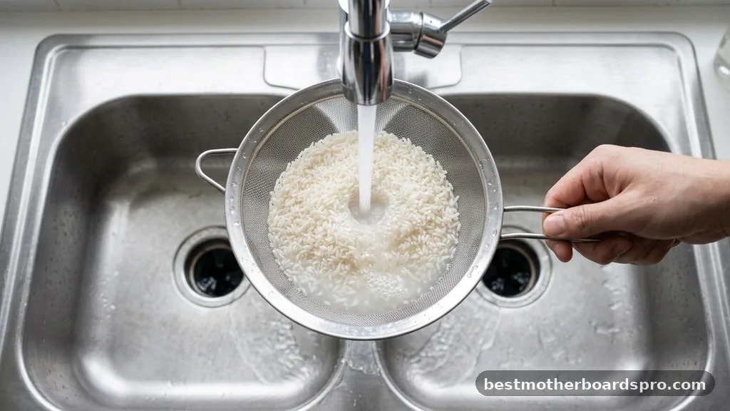Preparation and Rinsing - how do you cook rice in the microwave