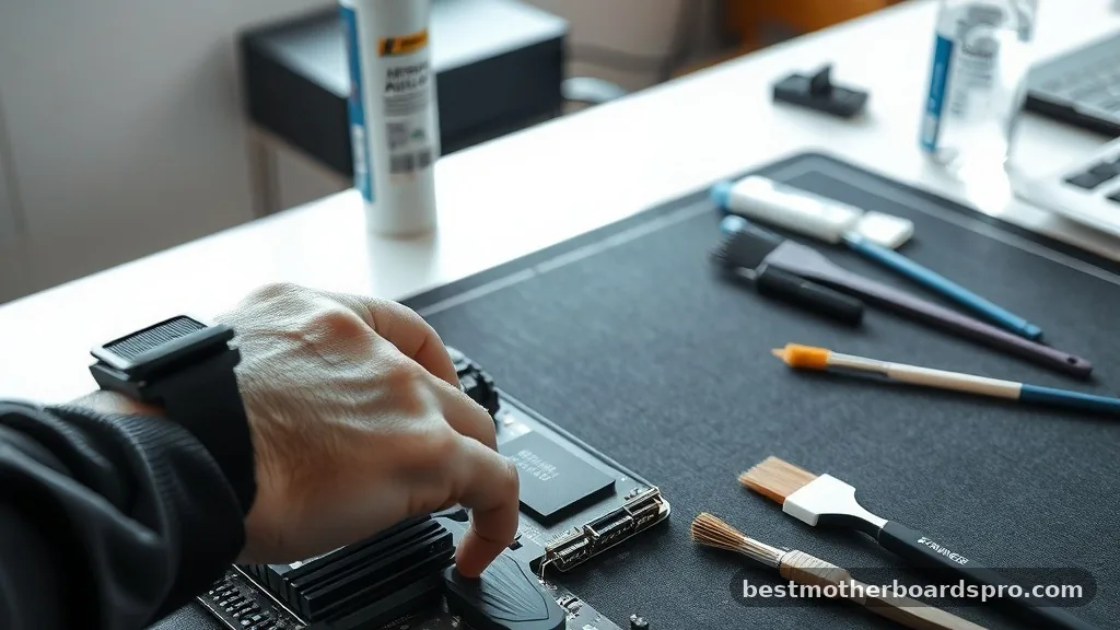 Preparation and Safety Measures - how to clean a motherboard