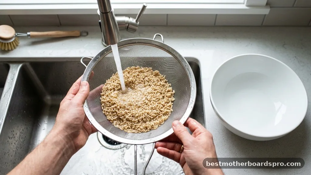 Preparing the Grains - how to cook brown rice in microwave