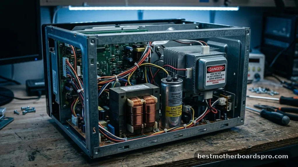 The Danger of High Voltage Components - why did my microwave stop working