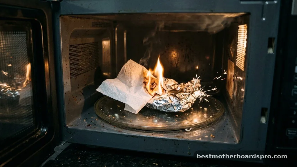 The Dangers of Metal and Contaminants - can u put paper towels in the microwave