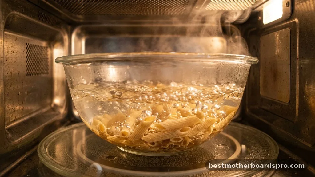 The Mechanics of Microwave Pasta Cooking - can you make pasta in the microwave