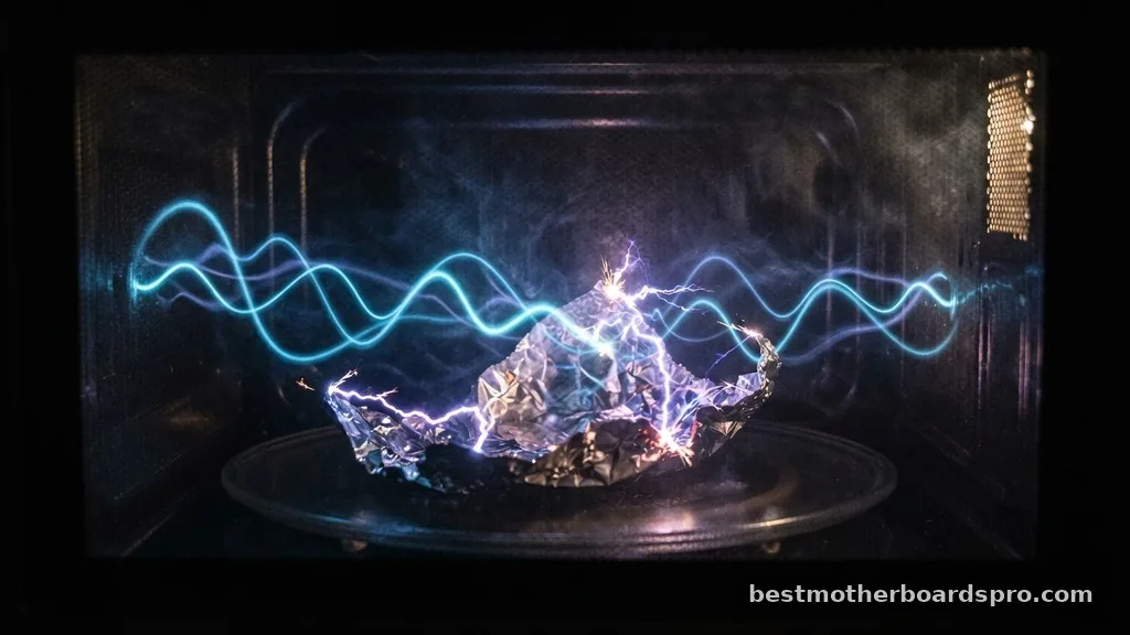 The Physics of Microwave Energy - why does metal spark in the microwave