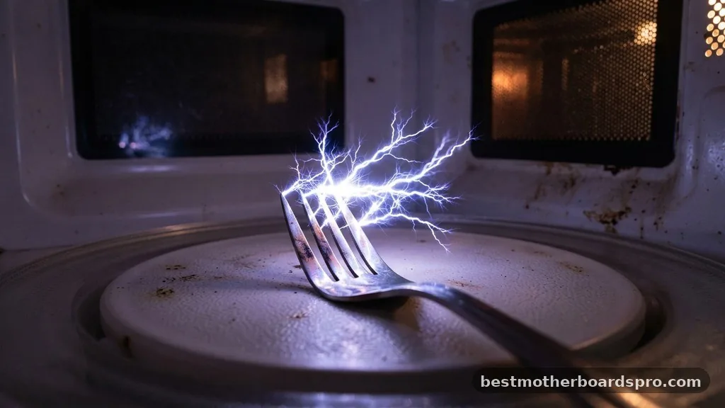 The Physics of Microwaves and Conductive Materials - can you microwave metal