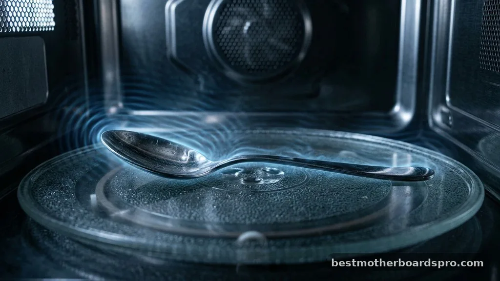The Physics of Microwaves and Metal - can you put a spoon in the microwave