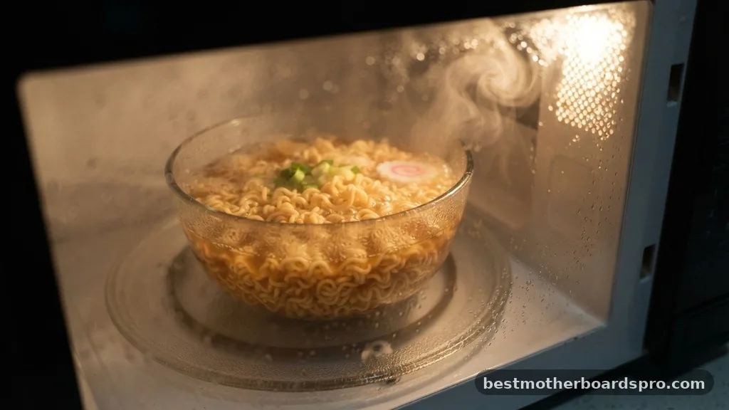 The Science of Microwave Cooking for Noodles - can you make ramen in the microwave