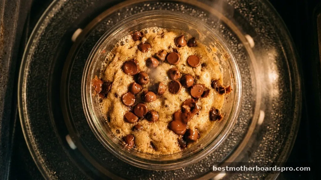 The Science of Microwaving Cookie Dough - can you cook cookie dough in the microwave