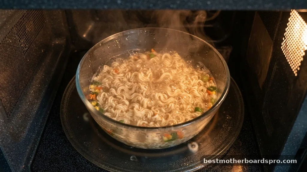 The Science of Microwaving Instant Noodles - can you cook ramen in the microwave