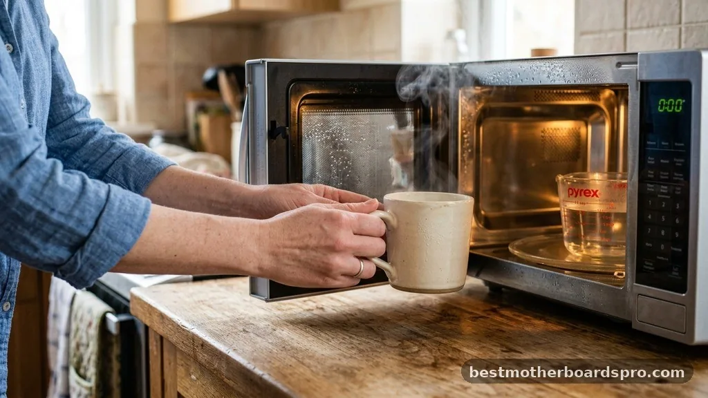 The Simple Water Test - are mugs microwave safe