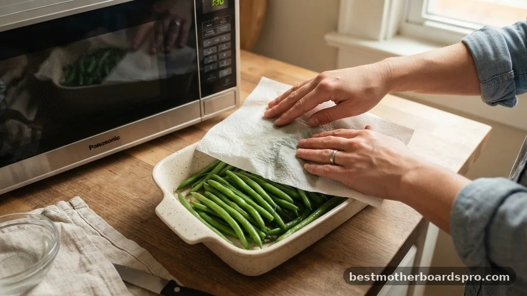 The Step-by-Step Steaming Process - how to steam green beans in microwave