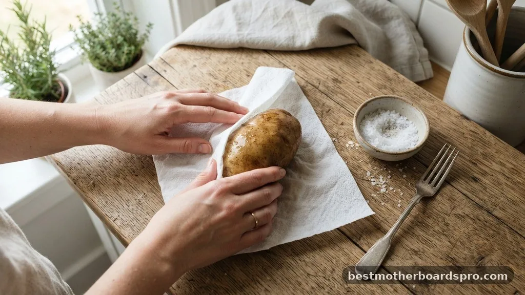 To Wrap or Not to Wrap - how long do i cook a potato in the microwave