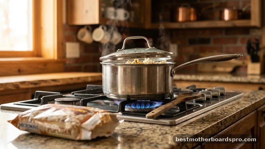 Transitioning from Microwave to Stovetop - how to make microwave popcorn without a microwave
