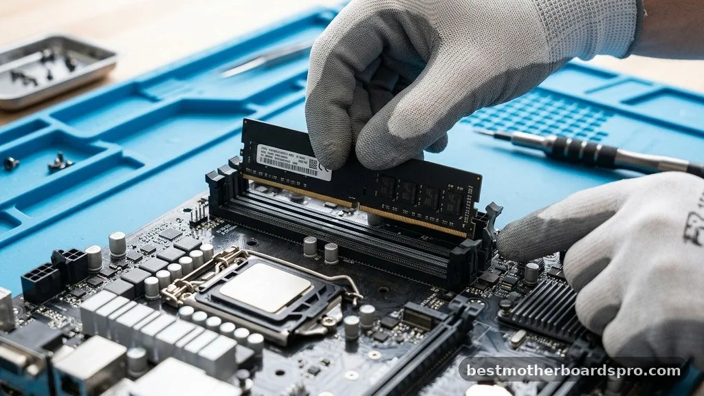 Try removing all but one stick - How to Fix VGA Light on Motherboard