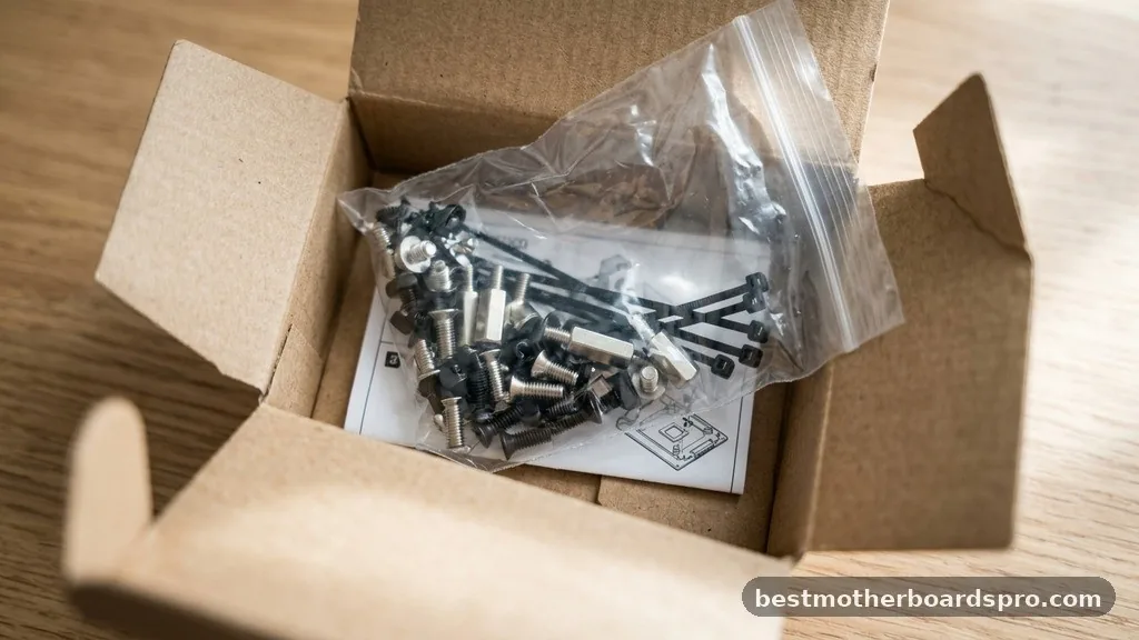 Understanding the Hardware Accessory Box - do pc cases come with motherboard screws