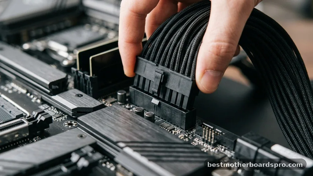 Understanding the Main Power Connections - how to connect power supply to motherboard