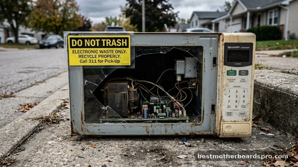 Understanding Why Microwaves Are Not Regular Trash - can you throw away a microwave