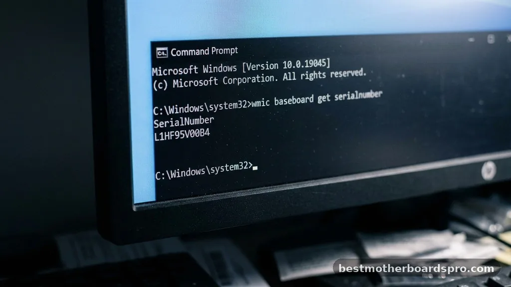 Using Command Prompt to Retrieve Serial Numbers - How to Find Motherboard Serial Number