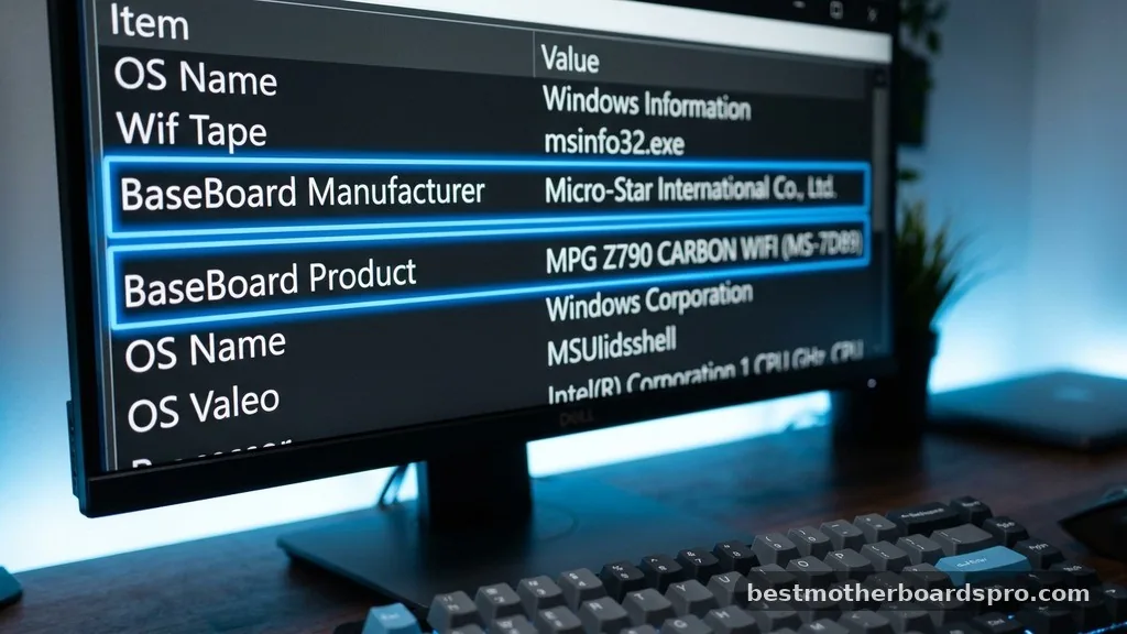 Using System Information for Quick Identification - how to tell what kind of motherboard i have
