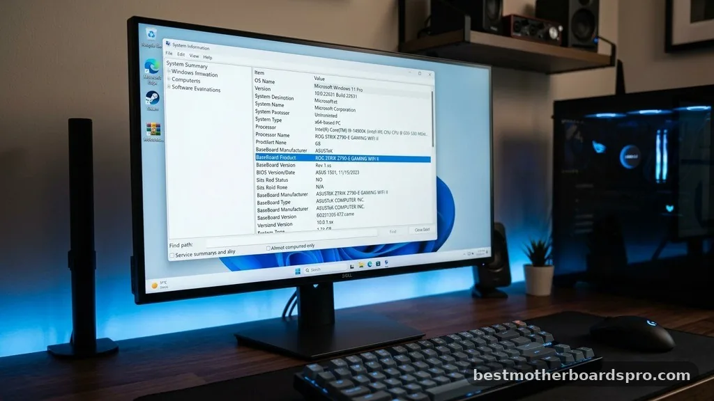 Using System Information for Quick Identification - how to find your motherboard model