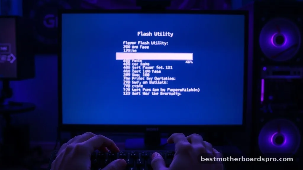 Using the Internal Flash Utility - how to update my motherboard