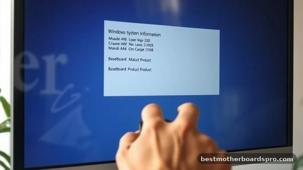 Using Windows System Information - what type of motherboard do i have
