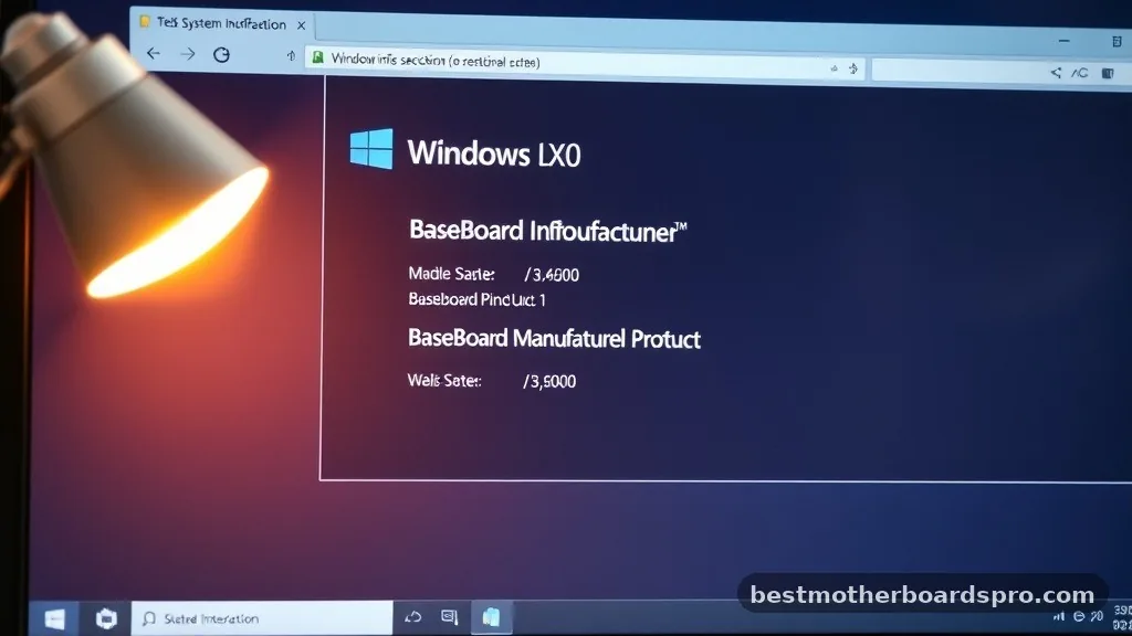 Using Windows System Information for Quick Identification - how to check pc motherboard